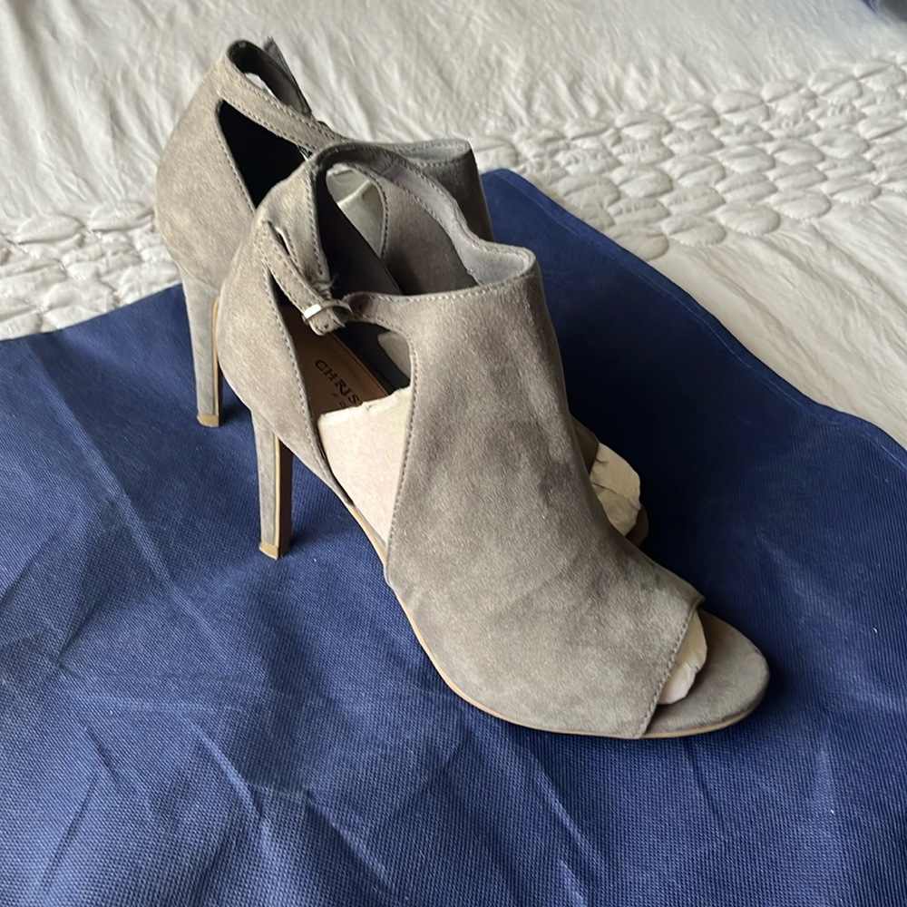 Christian Siriano open toes booties